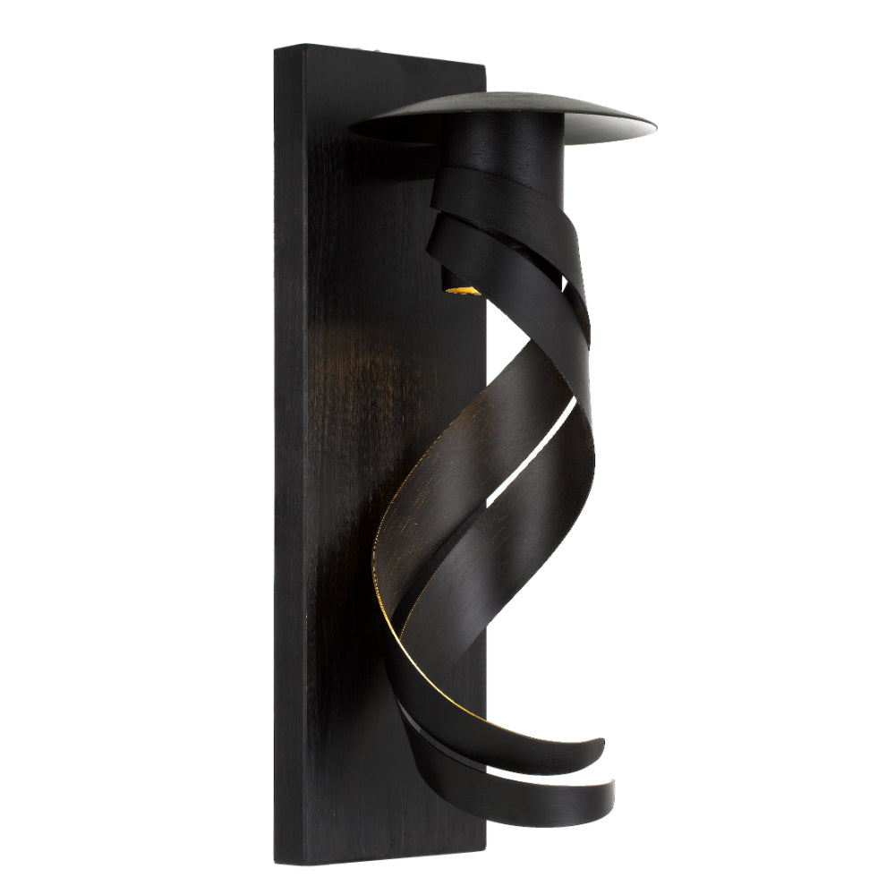 Tobera Black Modern Outdoor Wall Light