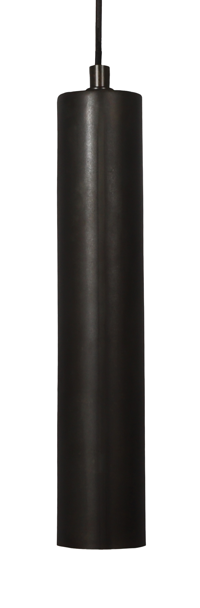 Toress Small Weathered Iron Finish Single Cylindrical Pendant