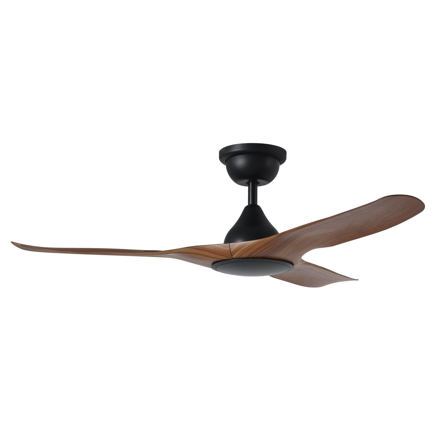 Tahiti 52"/1320mm 3 Blade Black with Teak DC Motor ABS Ceiling Fan