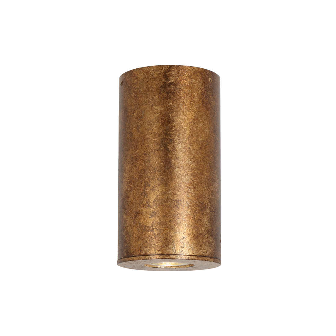 Toress Surface Mount Gold Leaf Finish Cylindrical Downlight
