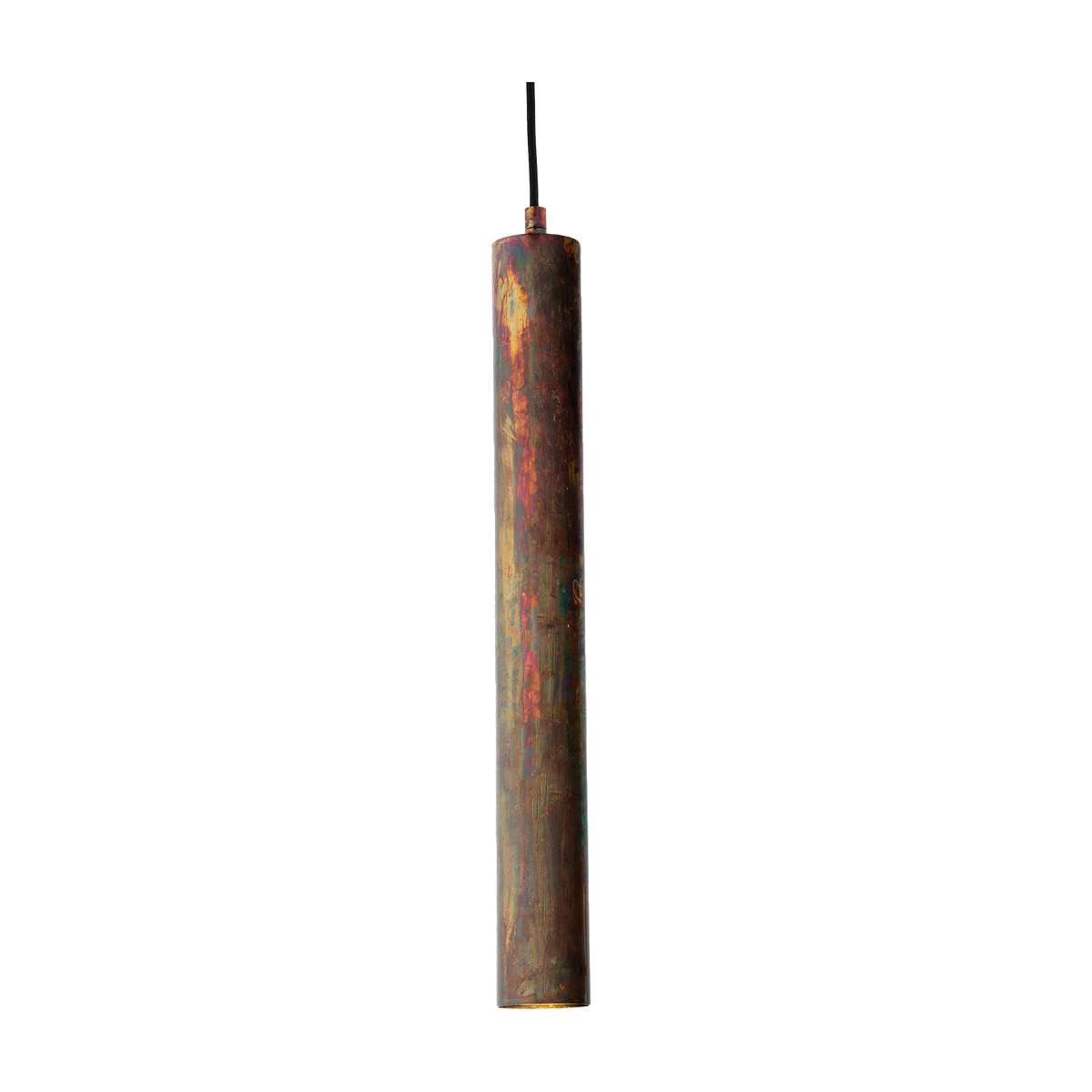 Toress Medium Acid Copper Wash Finish Single Cylindrical Pendant