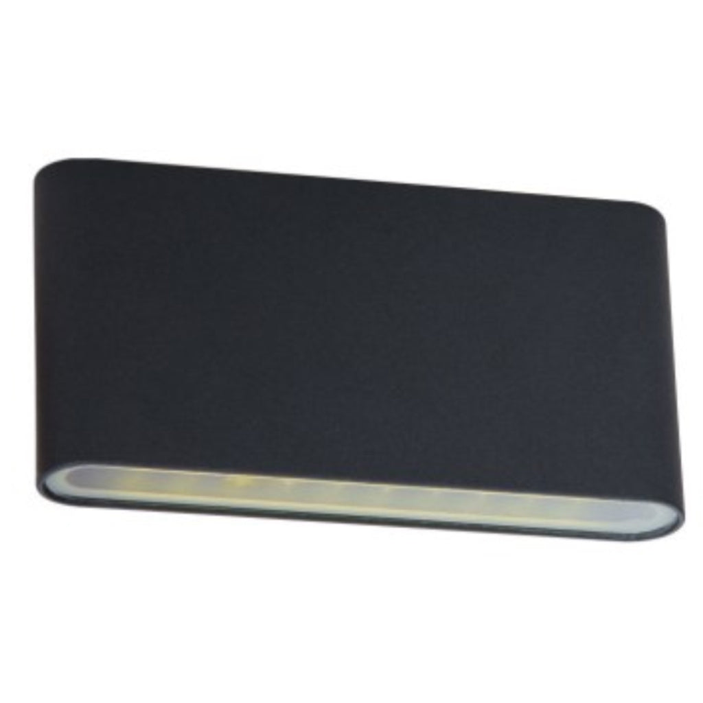 Sigma Black Tri-Colour Up and down Indoor LED wall Light