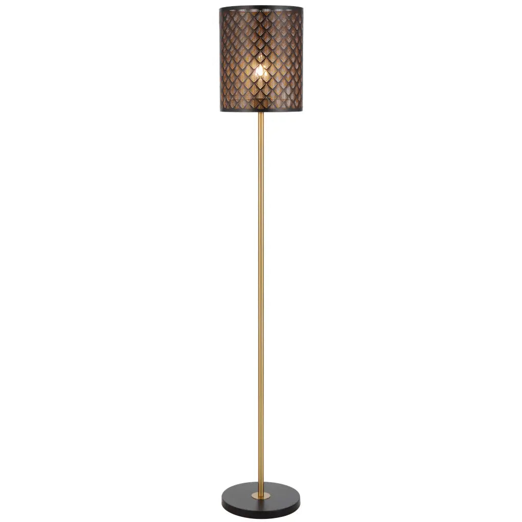 Valtor Black Floor Lamp
