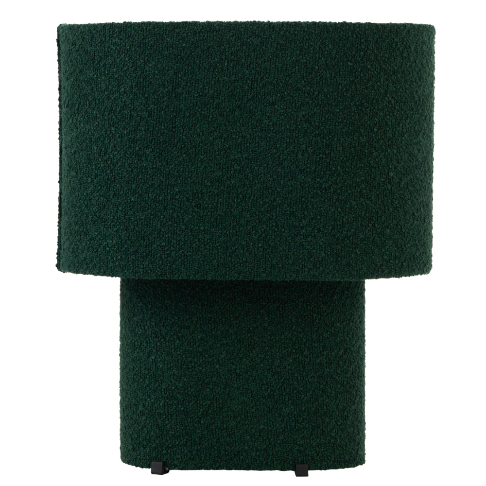 Verso Green Fabric Textured Modern Table Lamp