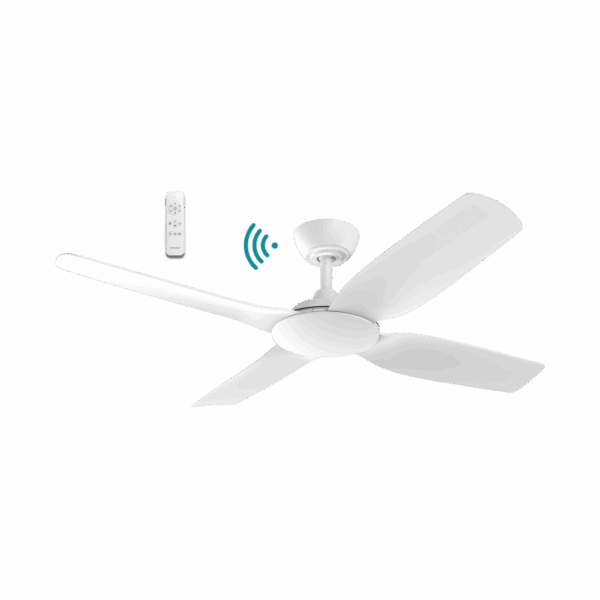 Viper 52"/1320mm 4 Blade White DC Motor Smart App Control Ceiling Fan