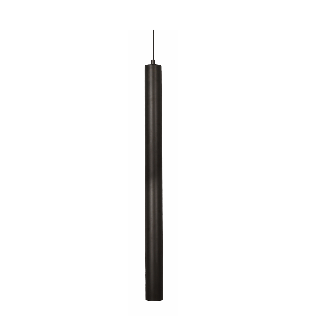 Toress Large Weathered Iron Finish Single Cylindrical Pendant