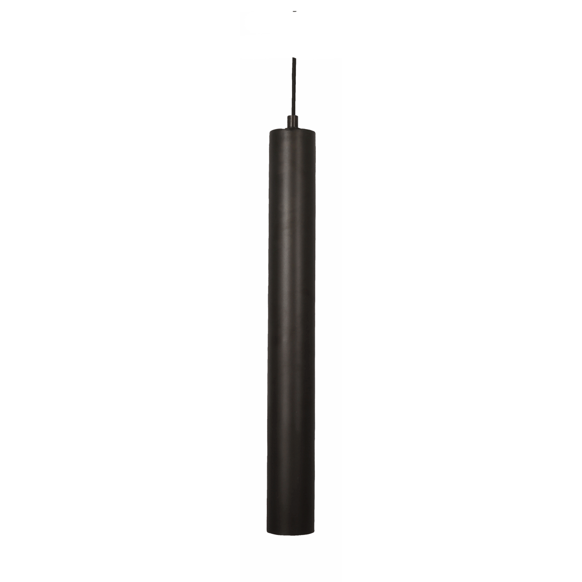 Toress Medium Weathered Iron Finish Single Cylindrical Pendant