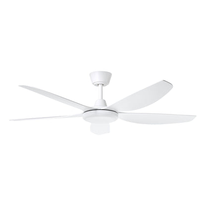 Miami 52"/1320mm 5 Blade White with LED DC Motor ABS Ceiling Fan