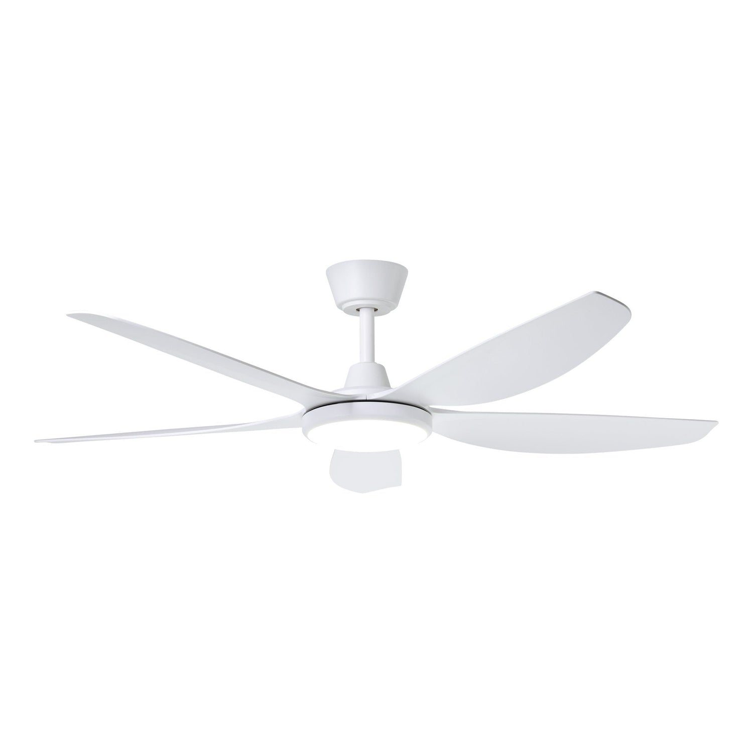 Miami 52"/1320mm 5 Blade White with LED DC Motor ABS Ceiling Fan