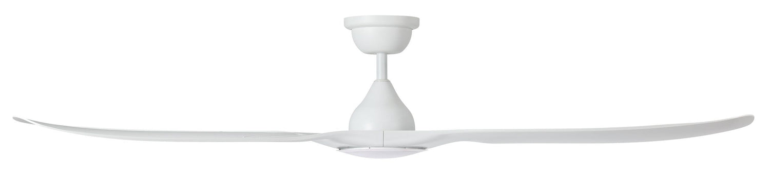 Tahiti 72"/1830mm 3 Blade White with LED Light DC Motor ABS Ceiling Fan