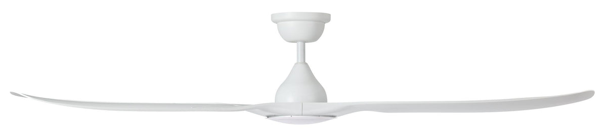 Tahiti 72"/1830mm 3 Blade White with LED Light DC Motor ABS Ceiling Fan