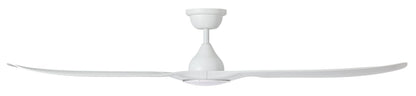 Tahiti 72"/1830mm 3 Blade White with LED Light DC Motor ABS Ceiling Fan