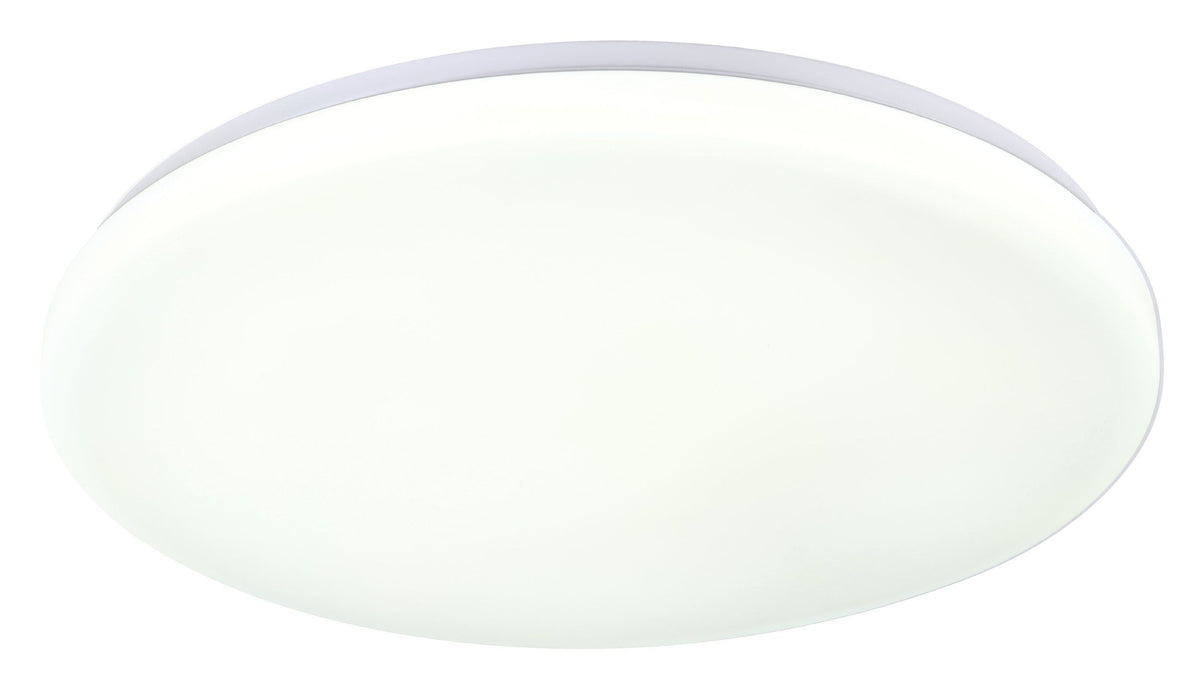 Diego 36w White Tri-colour LED Flush Ceiling Oyster Light