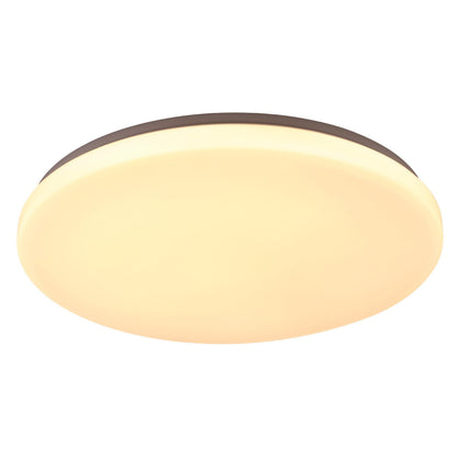 Diego 36w White Tri-colour LED Flush Ceiling Oyster Light