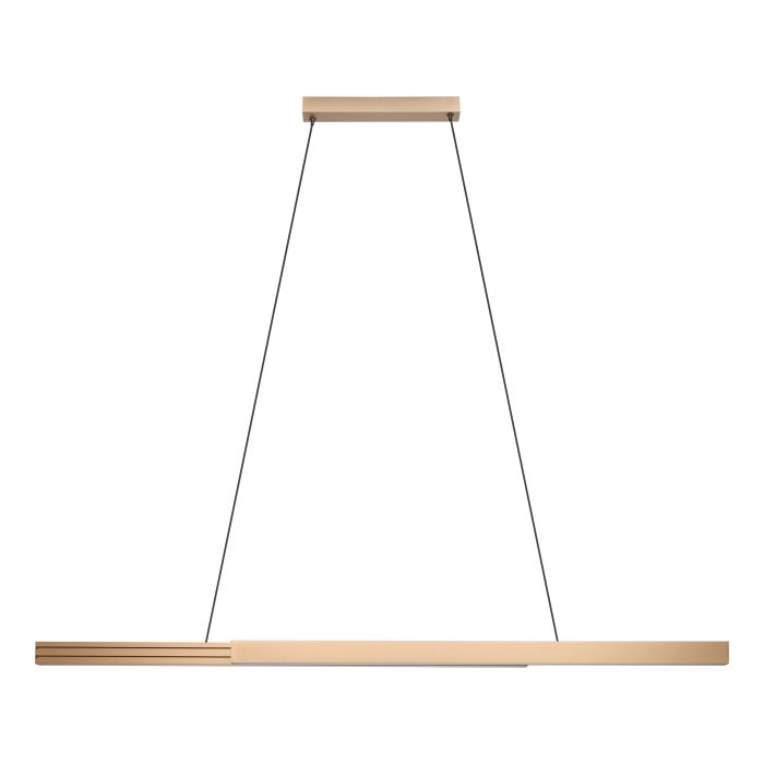 Montebuono Adjustable 180cm King Brown Linear Tri-Colour LED Pendant