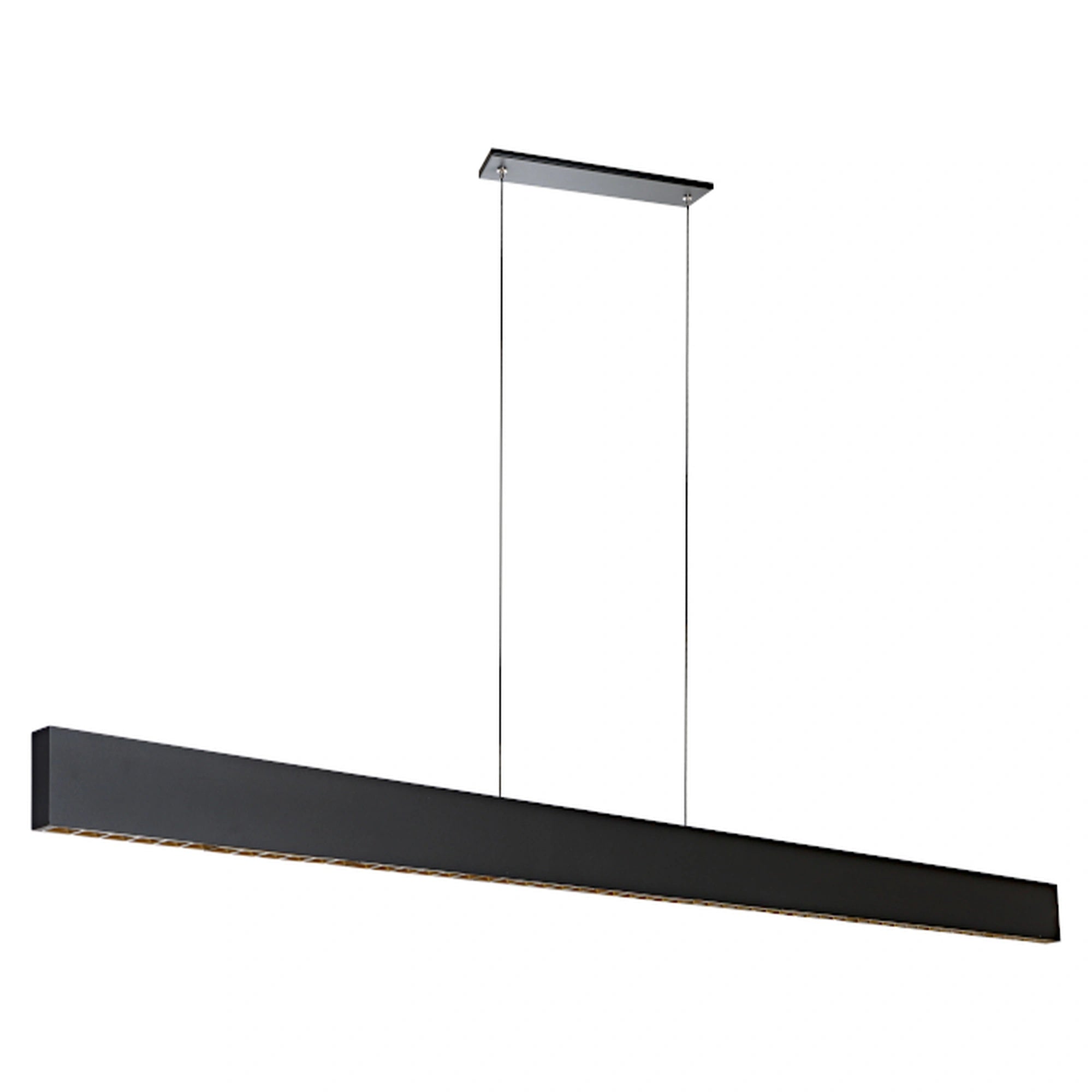 Astra Black 3CCT LED Contemporary Linear Pendant