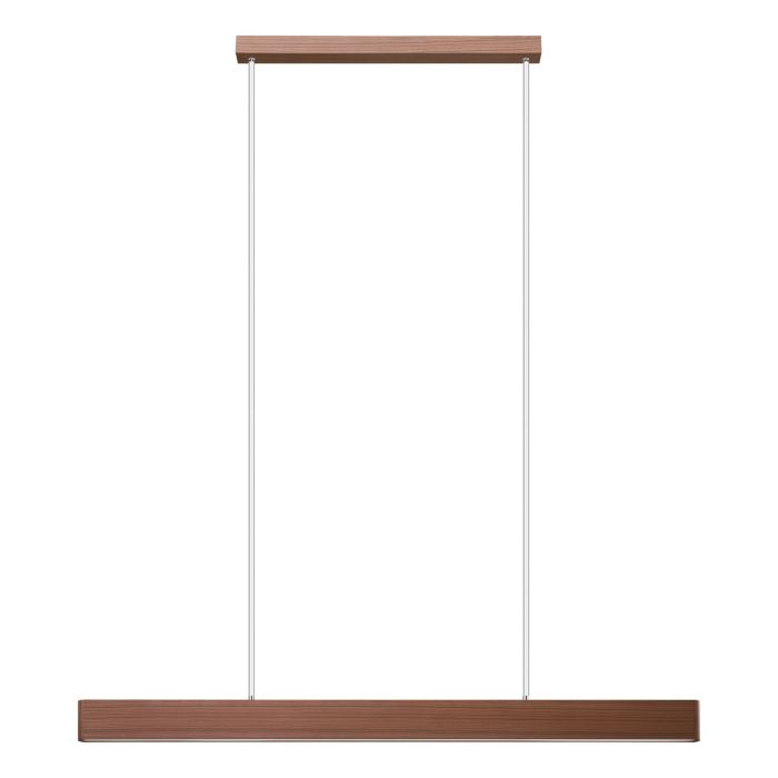 Climene 3 120cm Walnut Linear Tri-Colour LED Strip Pendant