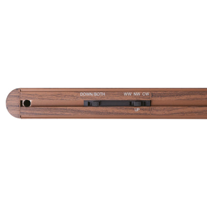 Climene 3 180cm Walnut Linear Tri-Colour LED Strip Pendant