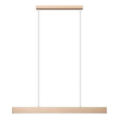 Climene 3 120cm Oak Linear Tri-Colour LED Strip Pendant
