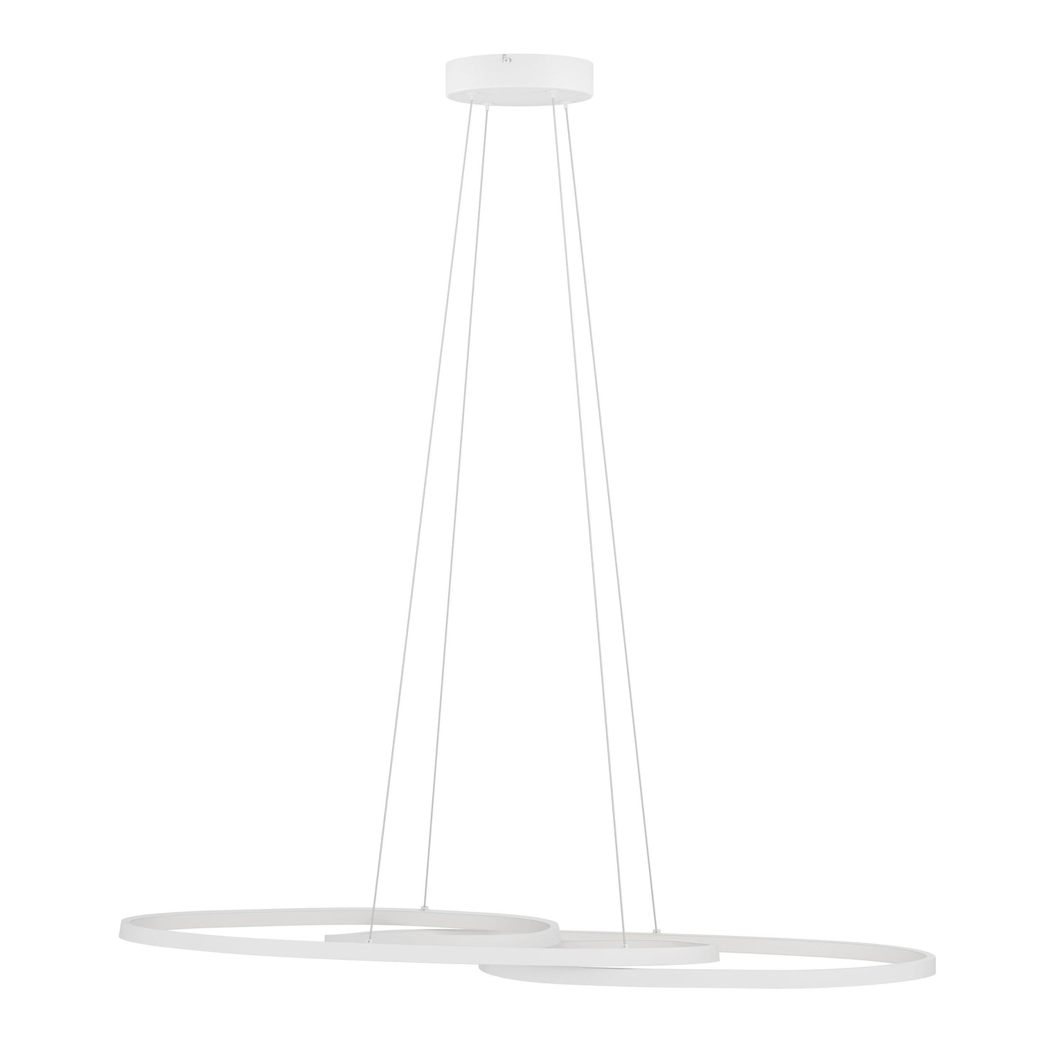 Gianella Modern LED 3000k Swirl White Pendant