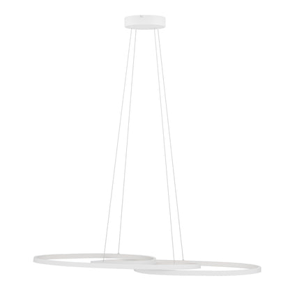 Gianella Modern LED 3000k Swirl White Pendant