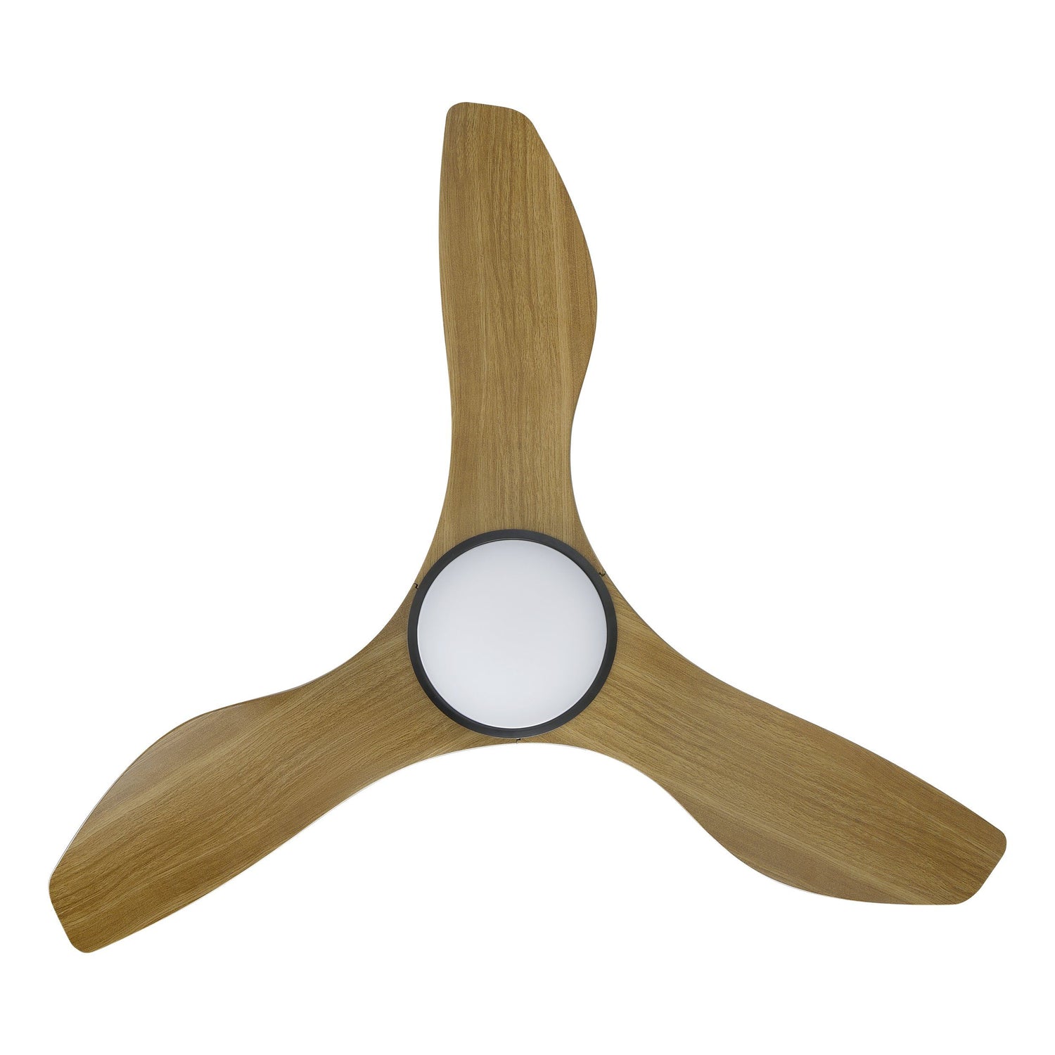 Surf 40"/1020mm 3 Blade Black and Teak with LED Light DC Motor ABS Ceiling Fan