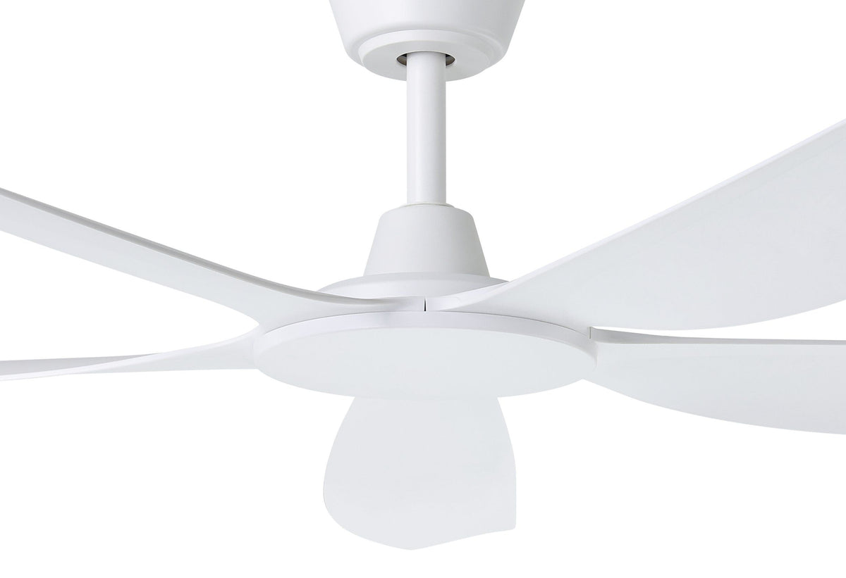 Miami 52"/1320mm 5 Blade White DC Motor ABS Ceiling Fan