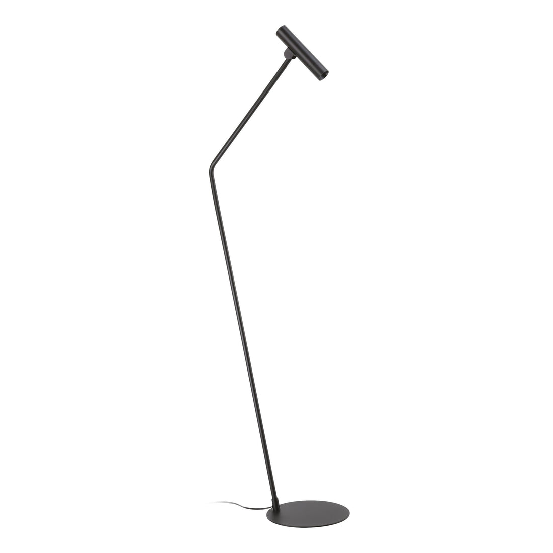 Almudaina Black LED Slim Contemporary Floor Lamp