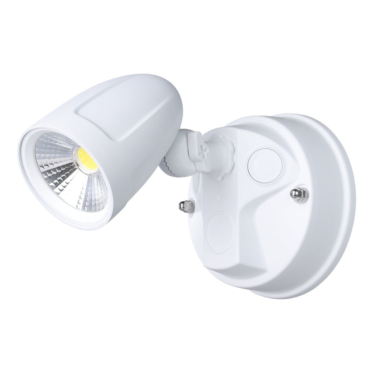 Chopper-2 1 Light White Aluminium Exterior Security Spot Light