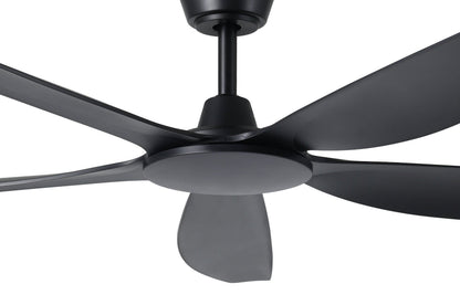 Miami 60"/1520mm 5 Blade Black DC Motor ABS Ceiling Fan