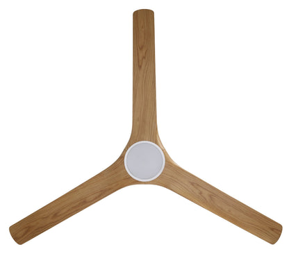 Tahiti 72"/1830mm 3 Blade White and Blackbutt with LED Light DC Motor ABS Ceiling Fan