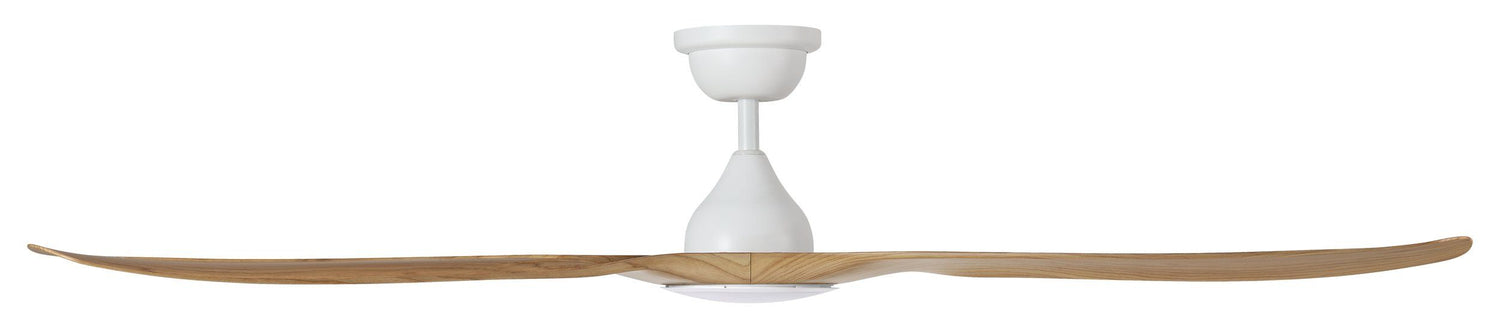 Tahiti 72"/1830mm 3 Blade White and Blackbutt with LED Light DC Motor ABS Ceiling Fan
