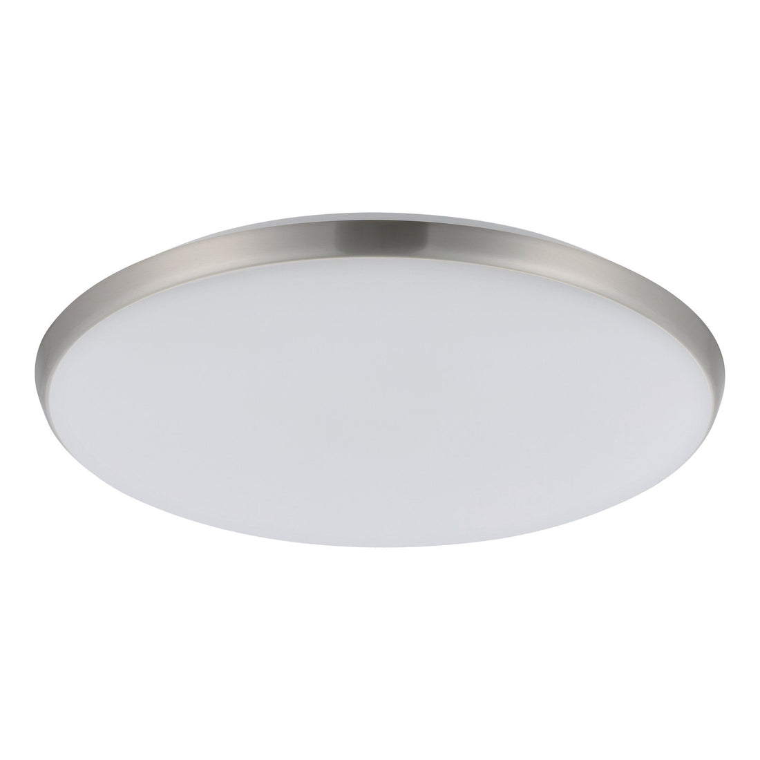 Ollie 2 28/35w Satin Nickel 400mm Tri-Colour LED Oyster