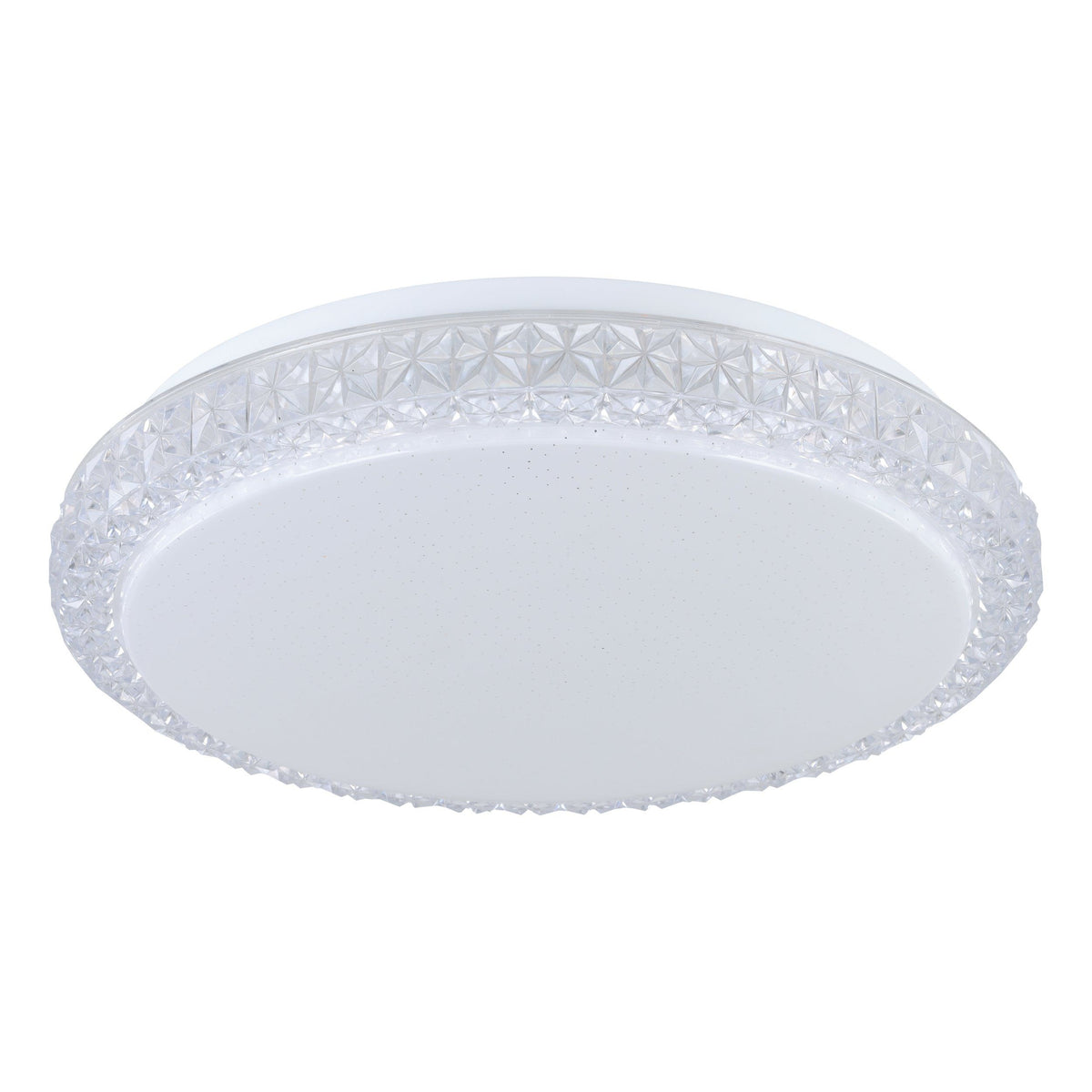 Delilah 18w Crystal-Look LED Tri-Colour Oyster