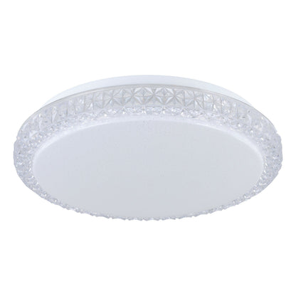Delilah 18w Crystal-Look LED Tri-Colour Oyster