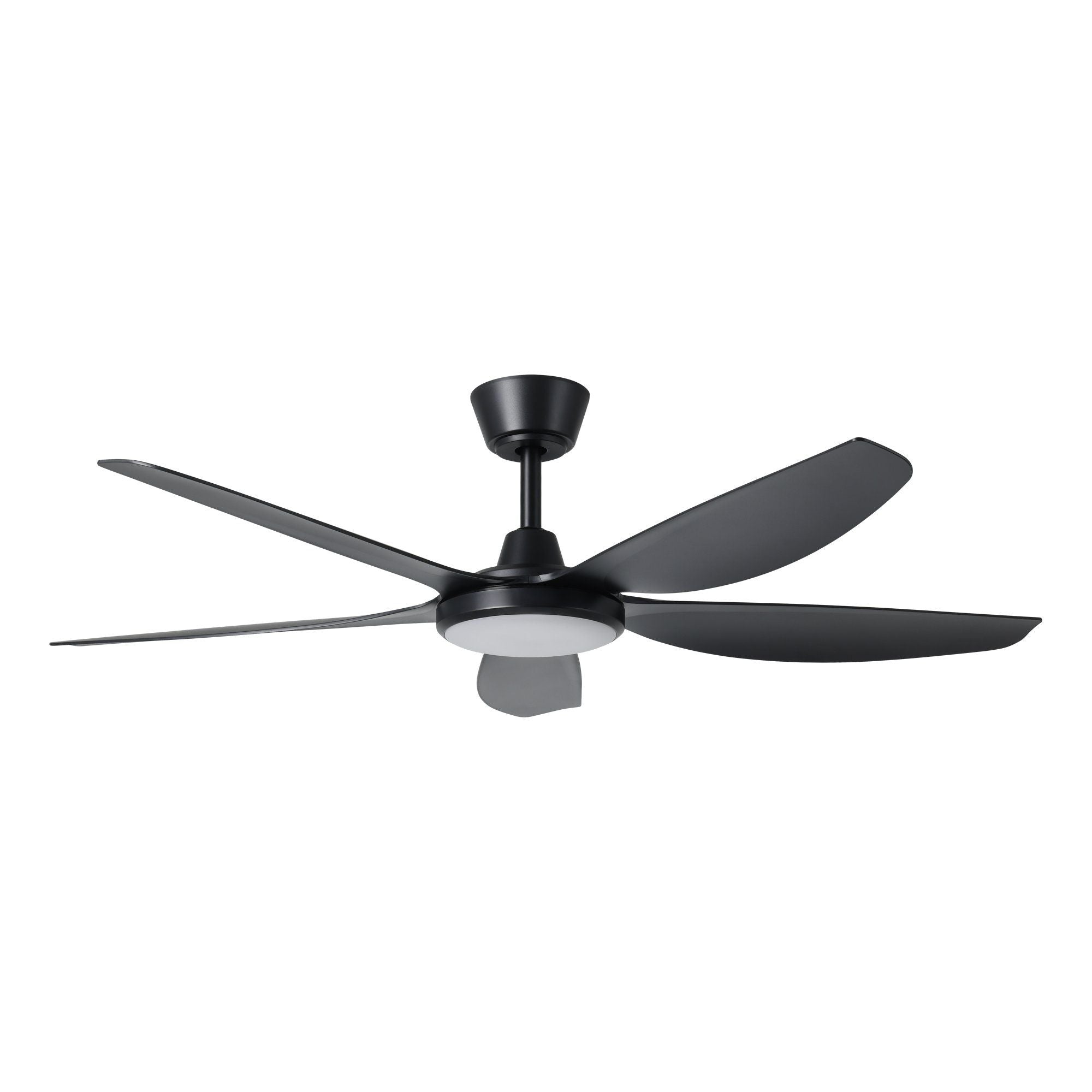 Miami 52"/1320mm 5 Blade Black with LED DC Motor ABS Ceiling Fan