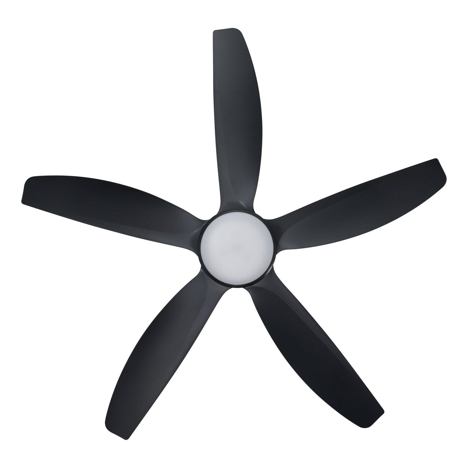 Miami 52"/1320mm 5 Blade Black with LED DC Motor ABS Ceiling Fan