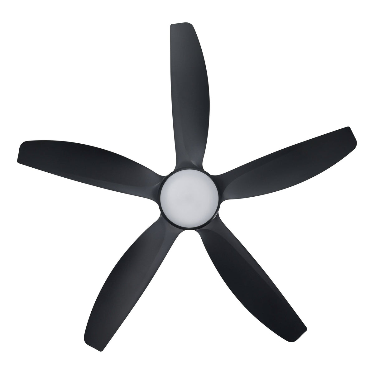 Miami 52"/1320mm 5 Blade Black with LED DC Motor ABS Ceiling Fan