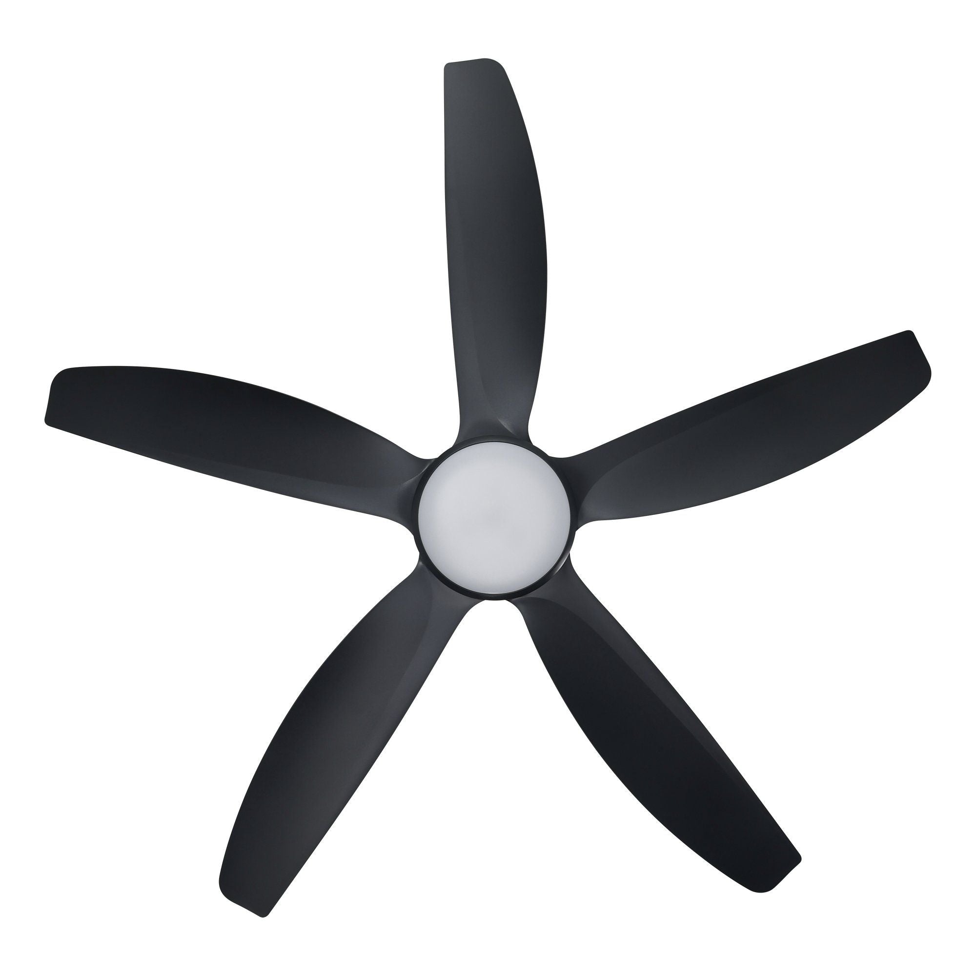 Miami 52"/1320mm 5 Blade Black with LED DC Motor ABS Ceiling Fan