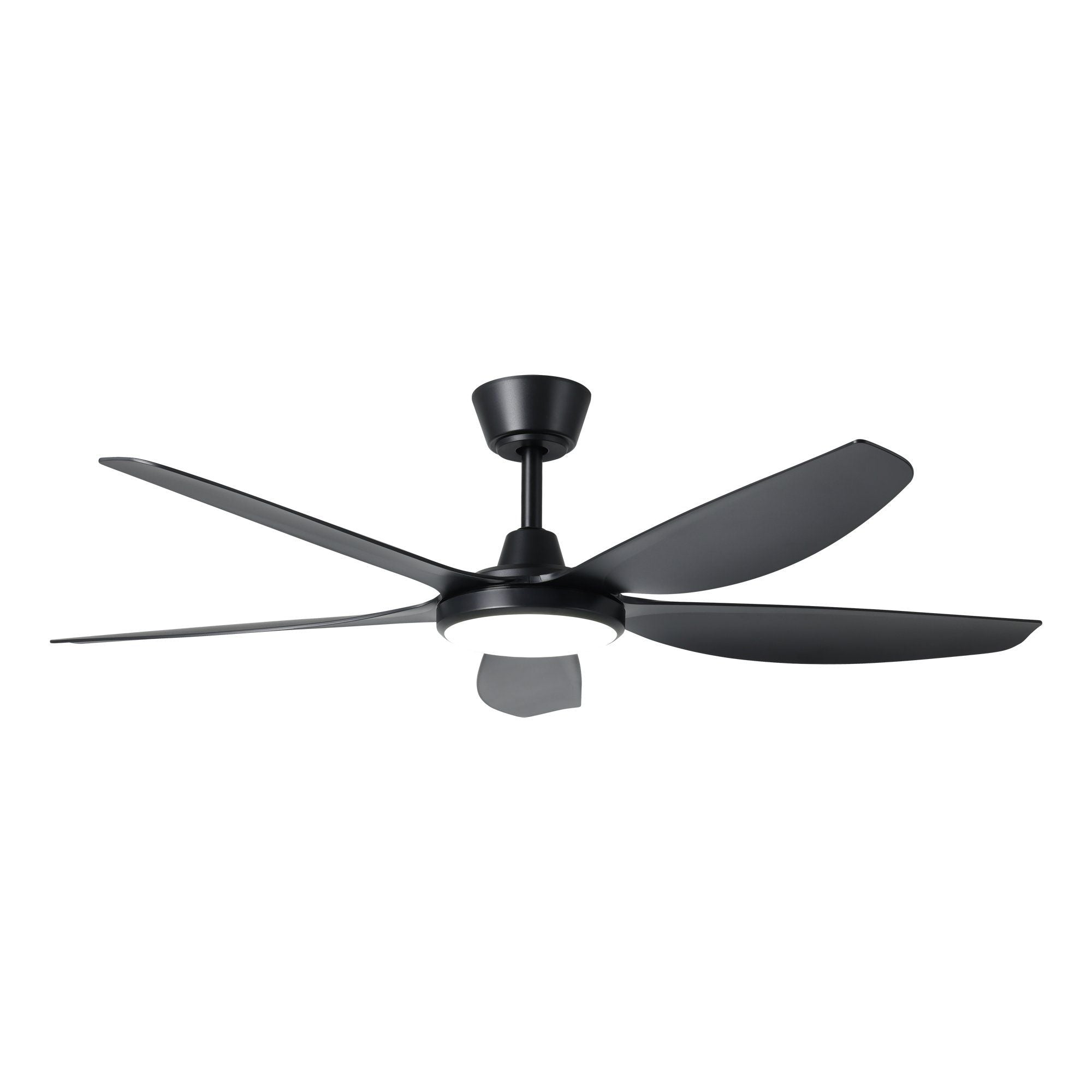 Miami 52"/1320mm 5 Blade Black with LED DC Motor ABS Ceiling Fan