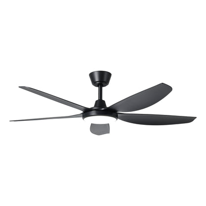 Miami 52"/1320mm 5 Blade Black with LED DC Motor ABS Ceiling Fan