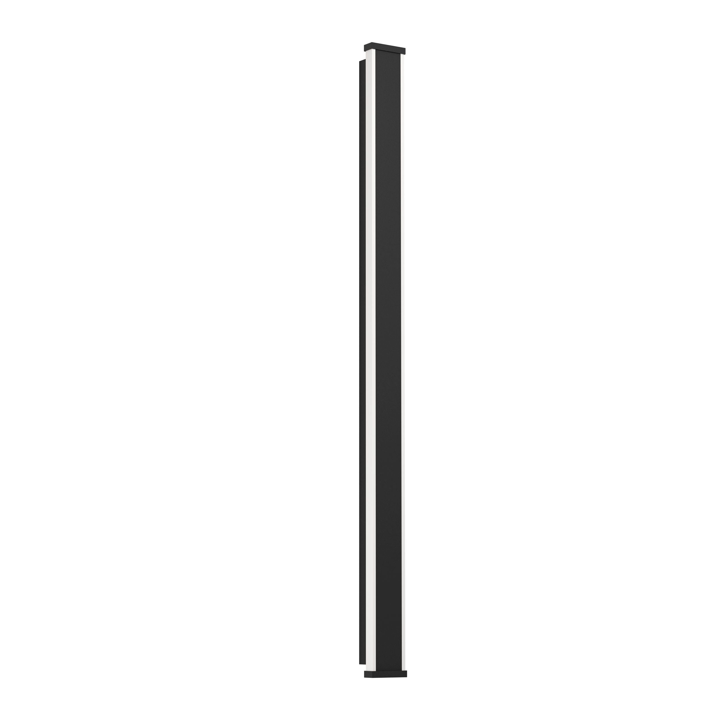 Neviano 97cm Black Contemporary Tri-Colour LED Outdoor Wall Light