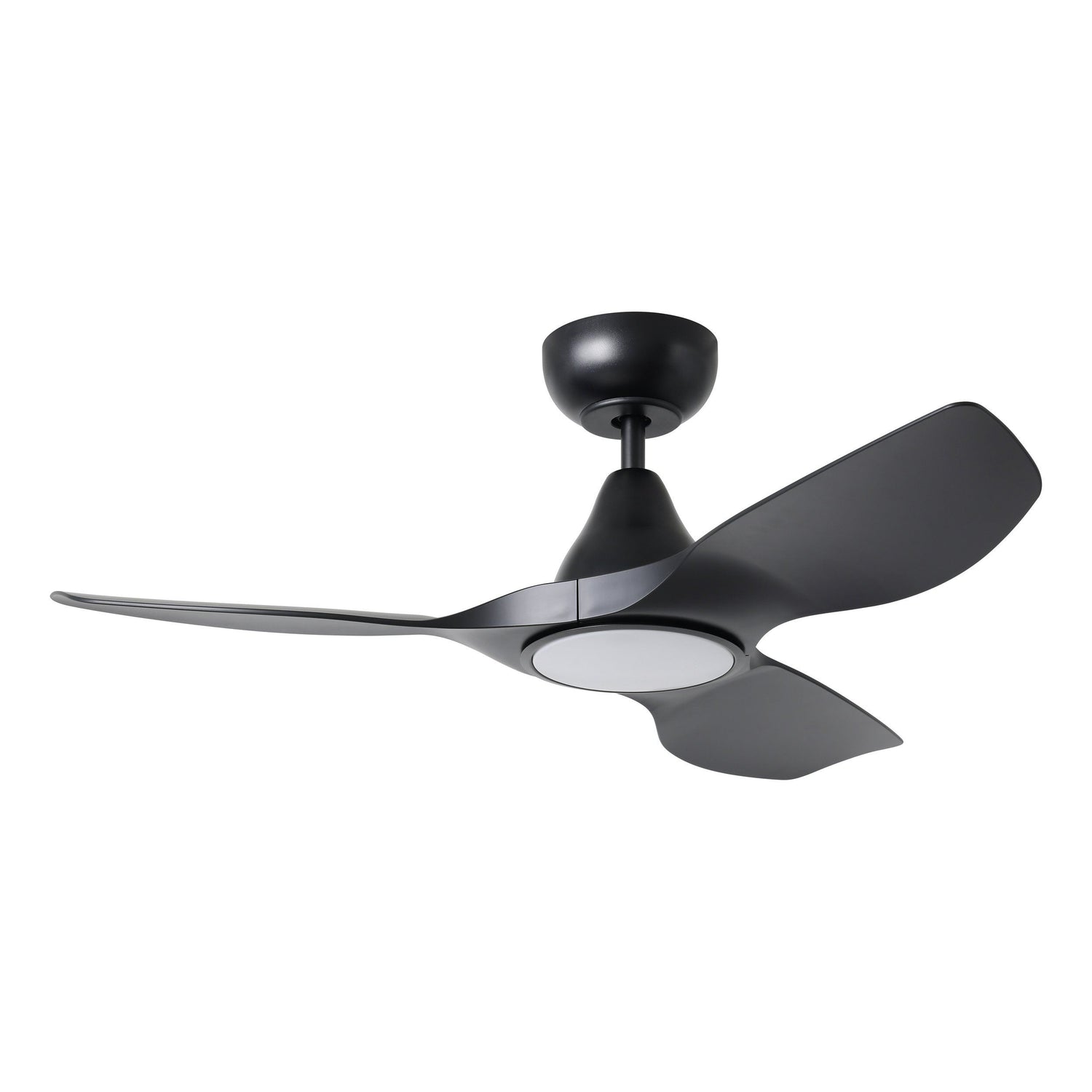 Surf 40"/1220mm 3 Blade Black with LED Light DC Motor ABS Ceiling Fan