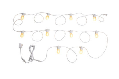 Festoon White with 10-Light Warm White Kit