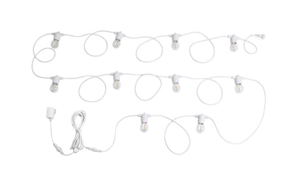 Festoon White with 10-Light Warm White Kit