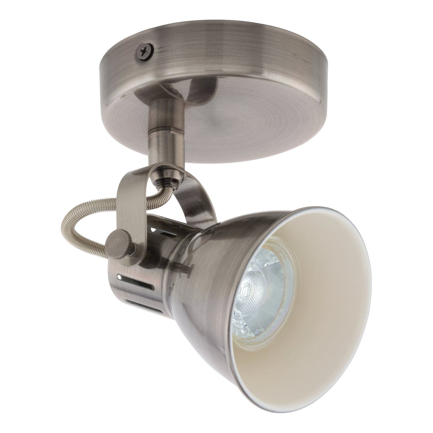 Seras Antique Bronze 1 Light Modern Industrial GU10 Spotlight