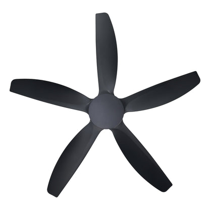 Miami 52"/1320mm 5 Blade Black DC Motor ABS Ceiling Fan