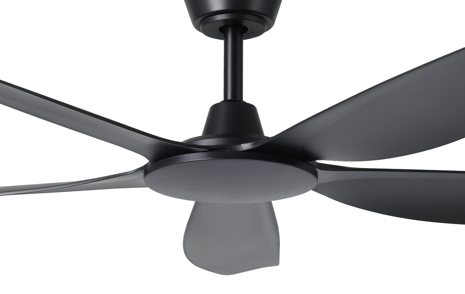Miami 52"/1320mm 5 Blade Black DC Motor ABS Ceiling Fan