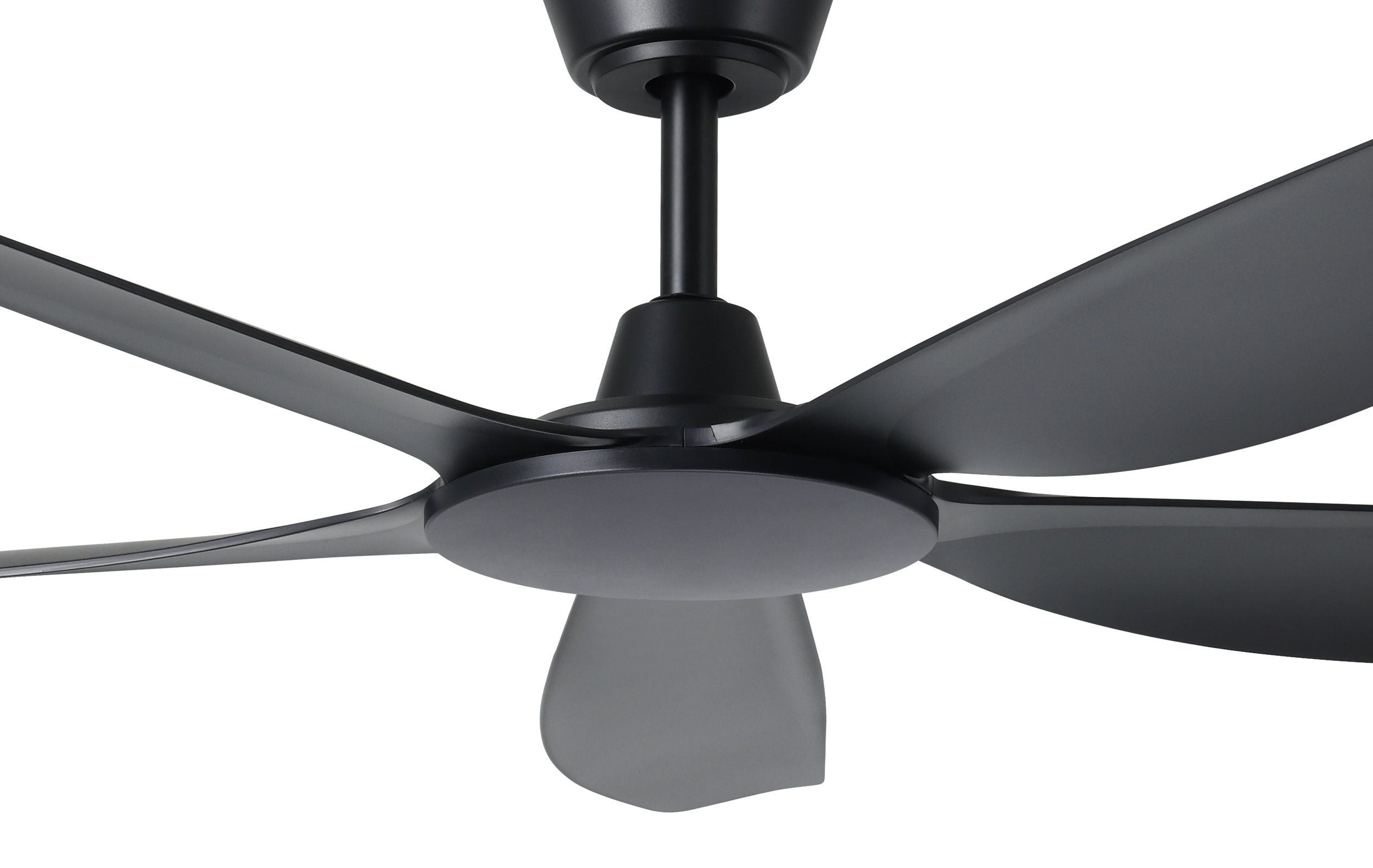 Miami 52"/1320mm 5 Blade Black DC Motor ABS Ceiling Fan