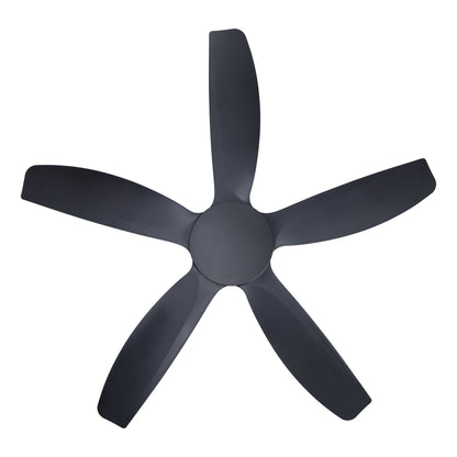 Miami 48"/1220mm 5 Blade Black DC Motor ABS Ceiling Fan
